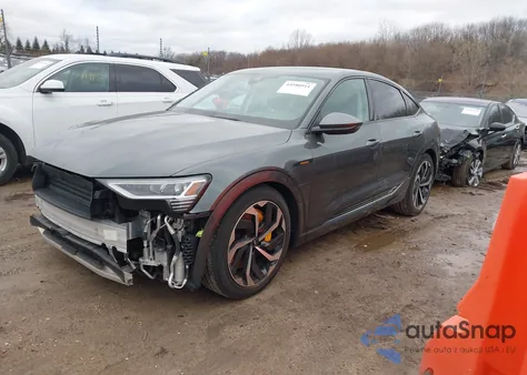 2022 Audi E-Tron Sportback Premium Plus S Line Quattro from USA, damaged, VIN WA12AAGE4NB008167